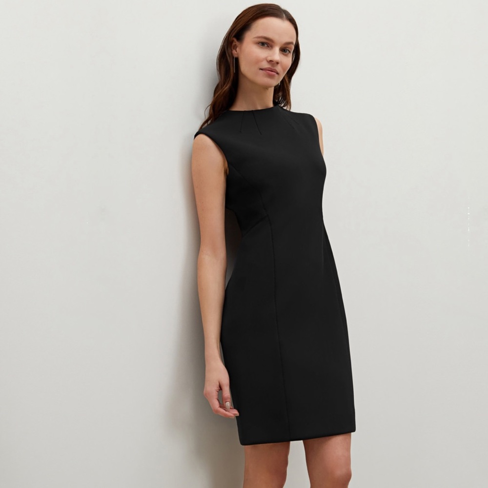 Mm lafleur greenlay dress scuba in black